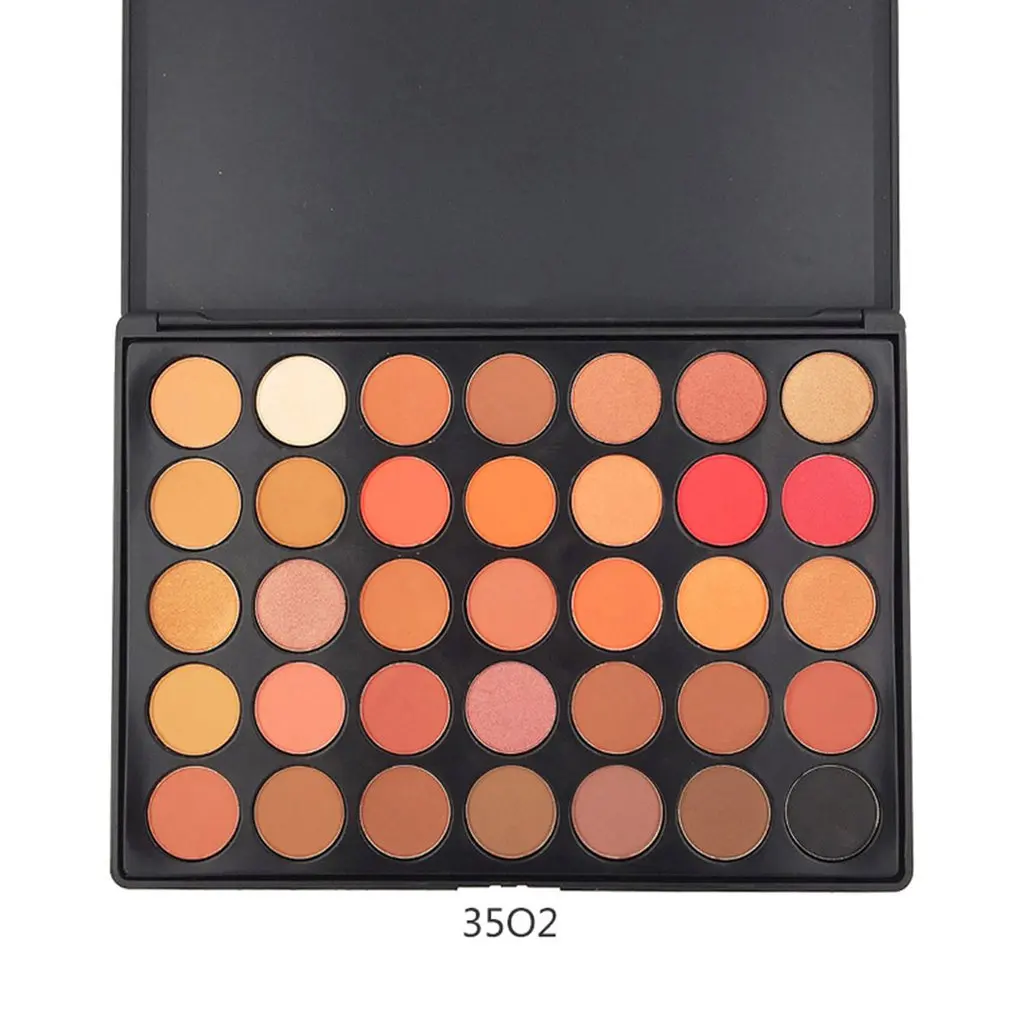 

35 Color Eyeshadow Pearl Matte Professional Fashion Eye Shadow Disc Portable Suitable For Beginners Daily Makeup