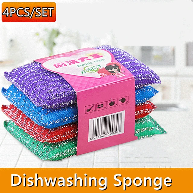 Esponjas Para Lavar Los Platos  Brush Cleaning Dishes Kitchen - 20pcs  Scrub Kitchen - Aliexpress