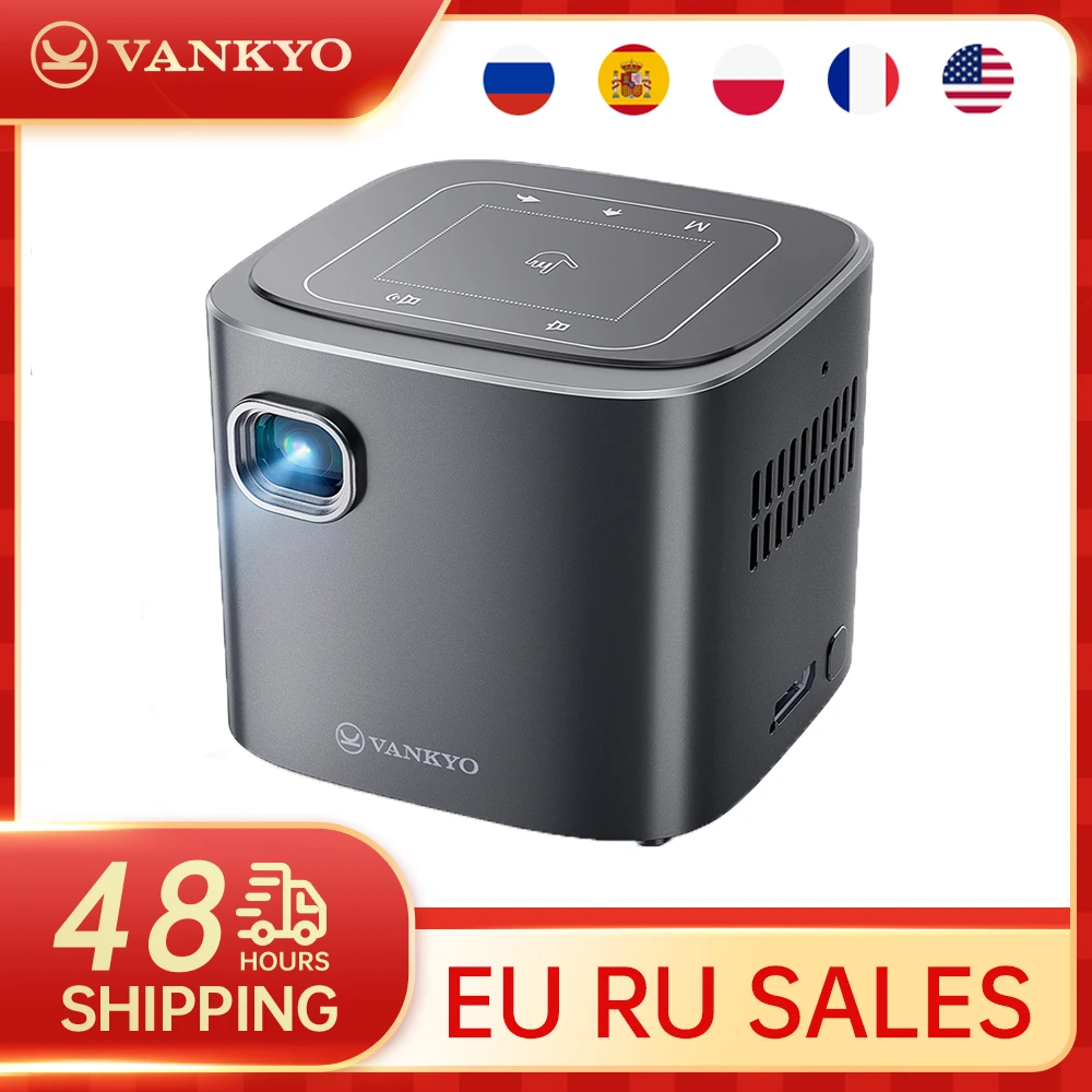 VANKYO Mini Pocket Projector GO200 Android 7,1 1 GB 16 GB 2,4g/5G WiFi  BT4.0 120 inch portable LED projector