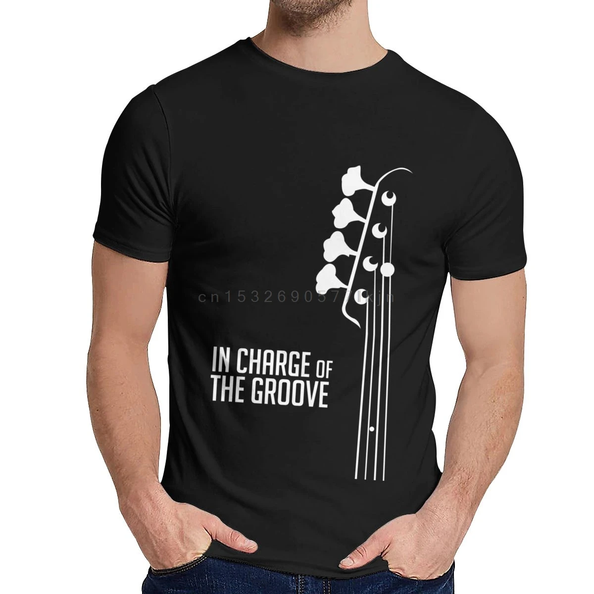 Cotton Bass Player Guitarist Bassist T-shirt Men's Custom Amazing O-neck Camiseta | Мужская одежда