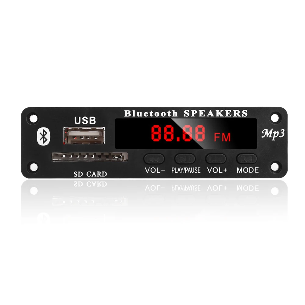 Автомобильный декодер Vehemo USB SD FM WMA радиомодуль Bluetooth для динамика MP3 прочные