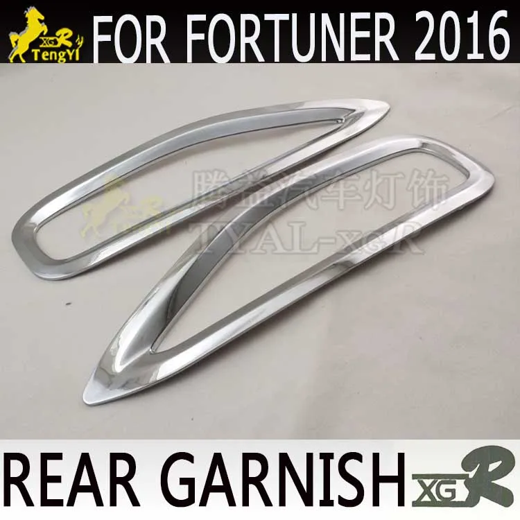 Xgr задняя противотуманная фара, задний бампер, задний отражатель для fortuner, аксессуары для тела, часть кузова, 2 шт., один комплект