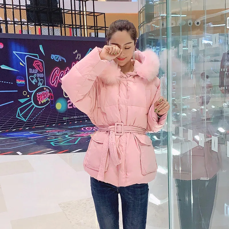 

2019 New down Jacket yao dai kuan Short Solid Color Versitile Fashion