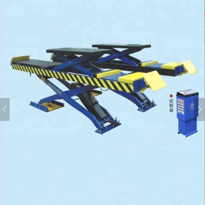 

double--level platform scissor alignment lift