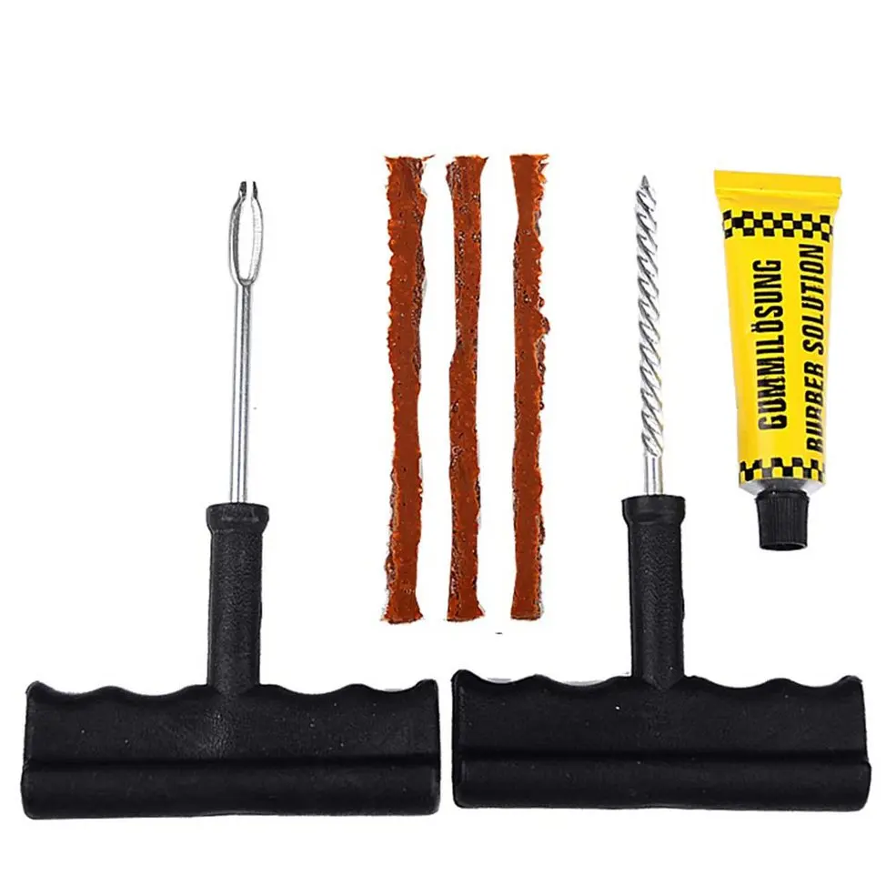 

Small Size Car Tire Repair Kit Car Bike Auto Tubeless Tire Tyre Puncture Plug Repair Tool Kit Tool Car Accessories