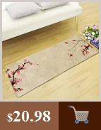 Thregost фланелевый длинный напольный коврик из микрофибры с рождественским рисунком, домашний декор для гостиной, нескользящий длинный коврик для ванной комнаты