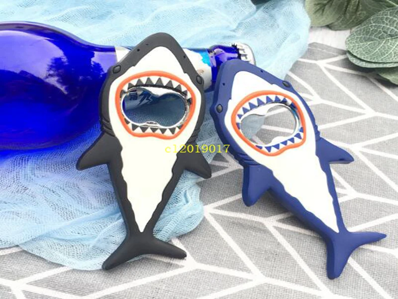Free Shipping New Shark Bottle Opener Refrigerator Sticker Openers