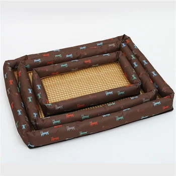 

New Arrival Pet Bed Dog Bed Warming Kennel Washable Pet Floppy Extra Comfy Plush Rim Cushion and Nonslip Bottom dog beds