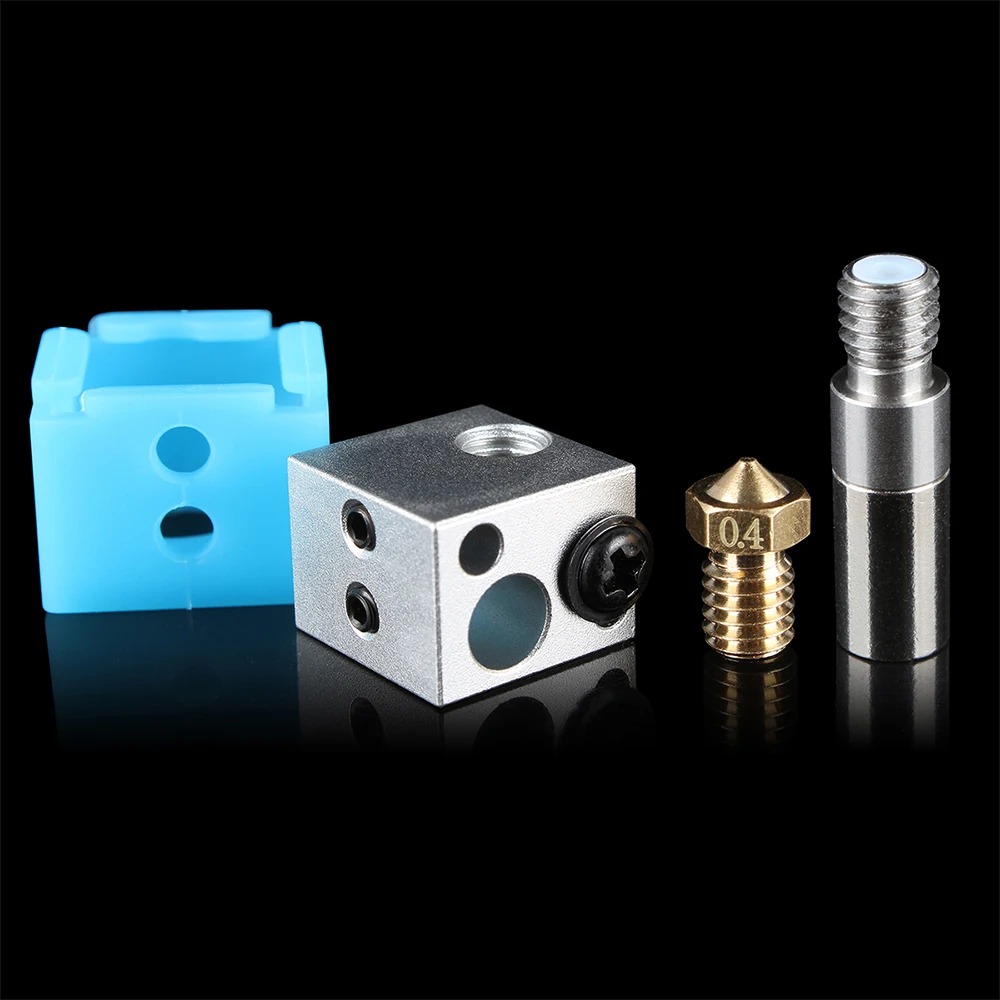 LERDGE-3D 프린터 부품 BP6 E3D V6 볼케이노 핫 엔드 모듈 0.4mm/0.8mm 1.75MM 노즐 키트, 보우덴 압출기 핫 엔드 액세서리