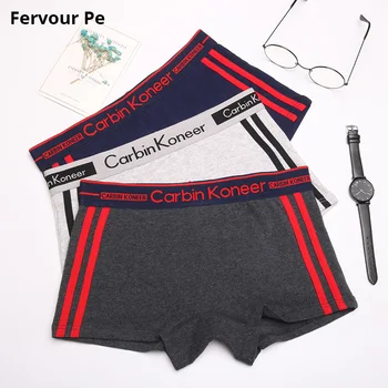 

Fervour pe woman Cotton Underwear Stretch Women Panties handsome neutral Boyshort Stripe broadside shorts A19037