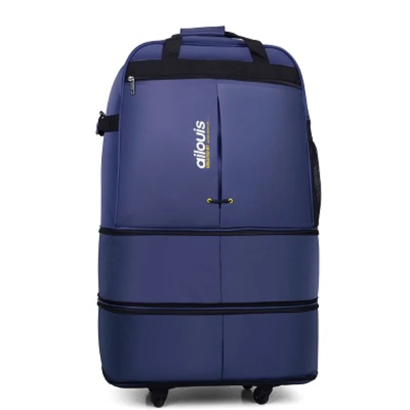 CARRYLOVE Retro 28/30 Inch Spinner waterdichte draagbare Reizen Koffer Nylon doek stoffen, air carrier zak, Opvouwbare tas CARRYLOVE Retro 28/30 Inch Spinner waterdichte draagbare Reizen Koffer Nylon doek stoffen, air carrier zak, Opvouwbare tas