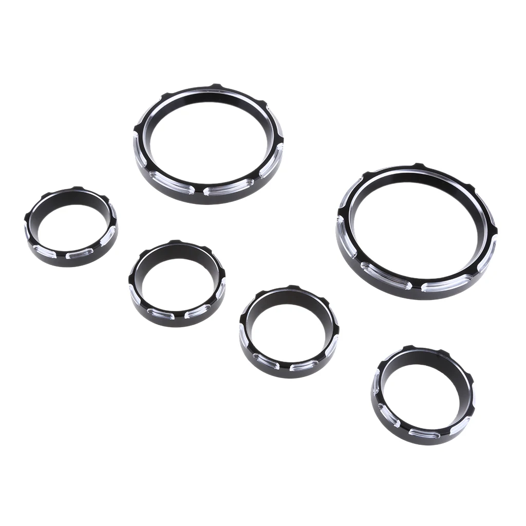 Heavy Duty Instrument Board Gauge Bezel Kit for Harley Electra Glide