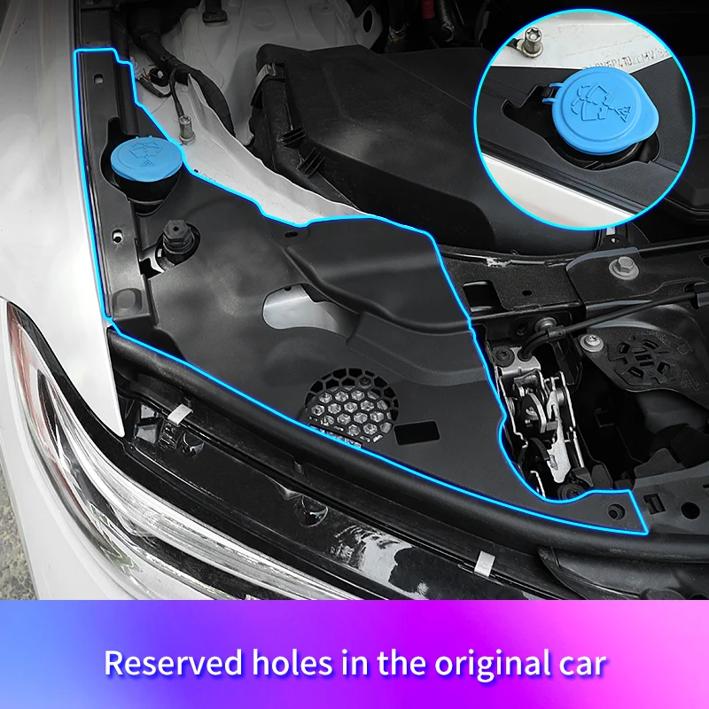 For BMW 3 Series G20 2020-2023 Car Engine Compartment Protective Cover Dustproof Headlight Modification Decoration Accessories