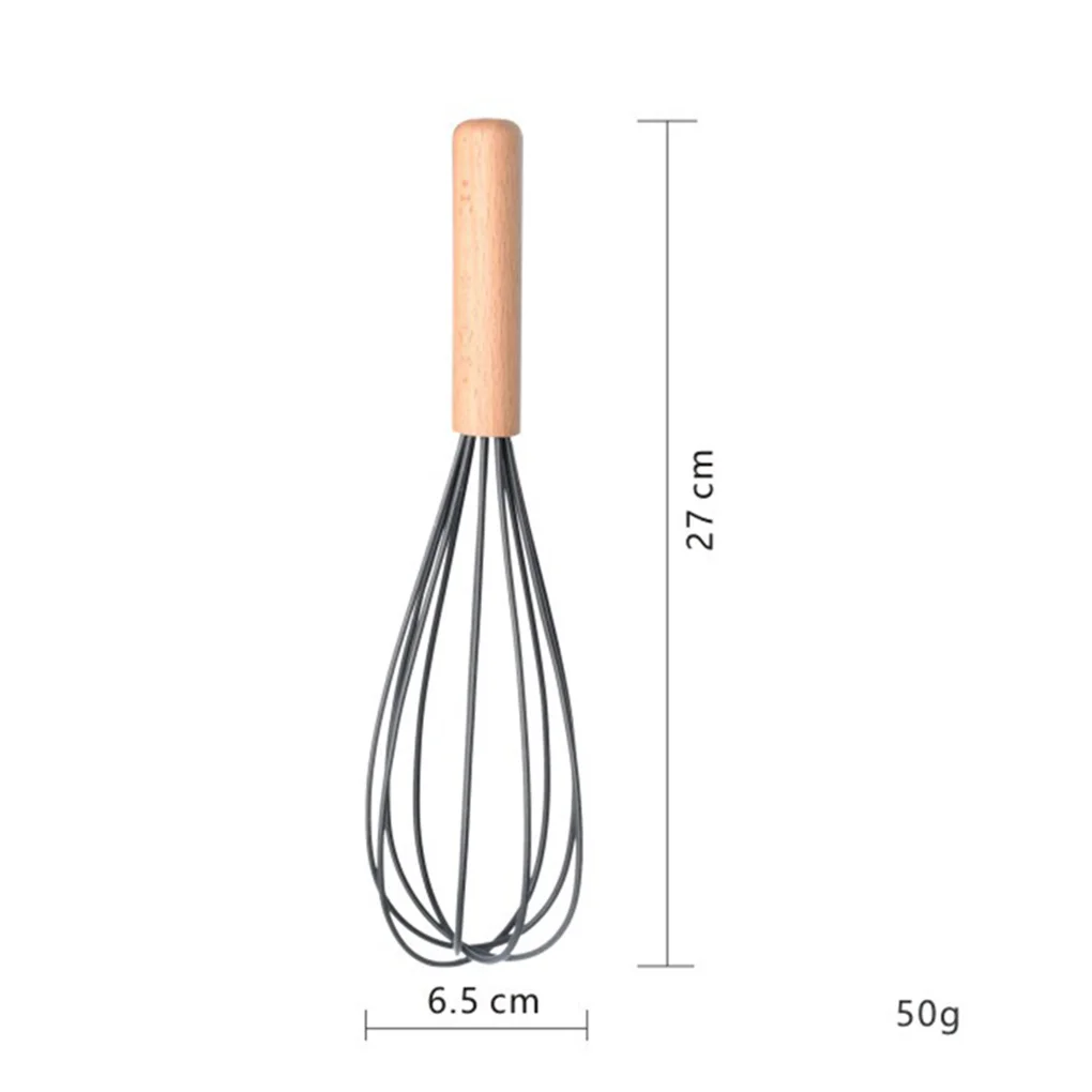 Силиконовые кухонные инструменты посуда суповая лопатка ложка антипригарная лопата с деревянной ручкой специальный дизайн термостойкая