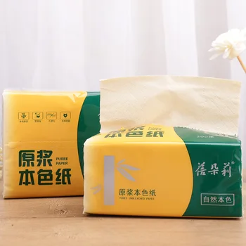 

Natural bamboo pulp paper household tissue toilet paper napkins