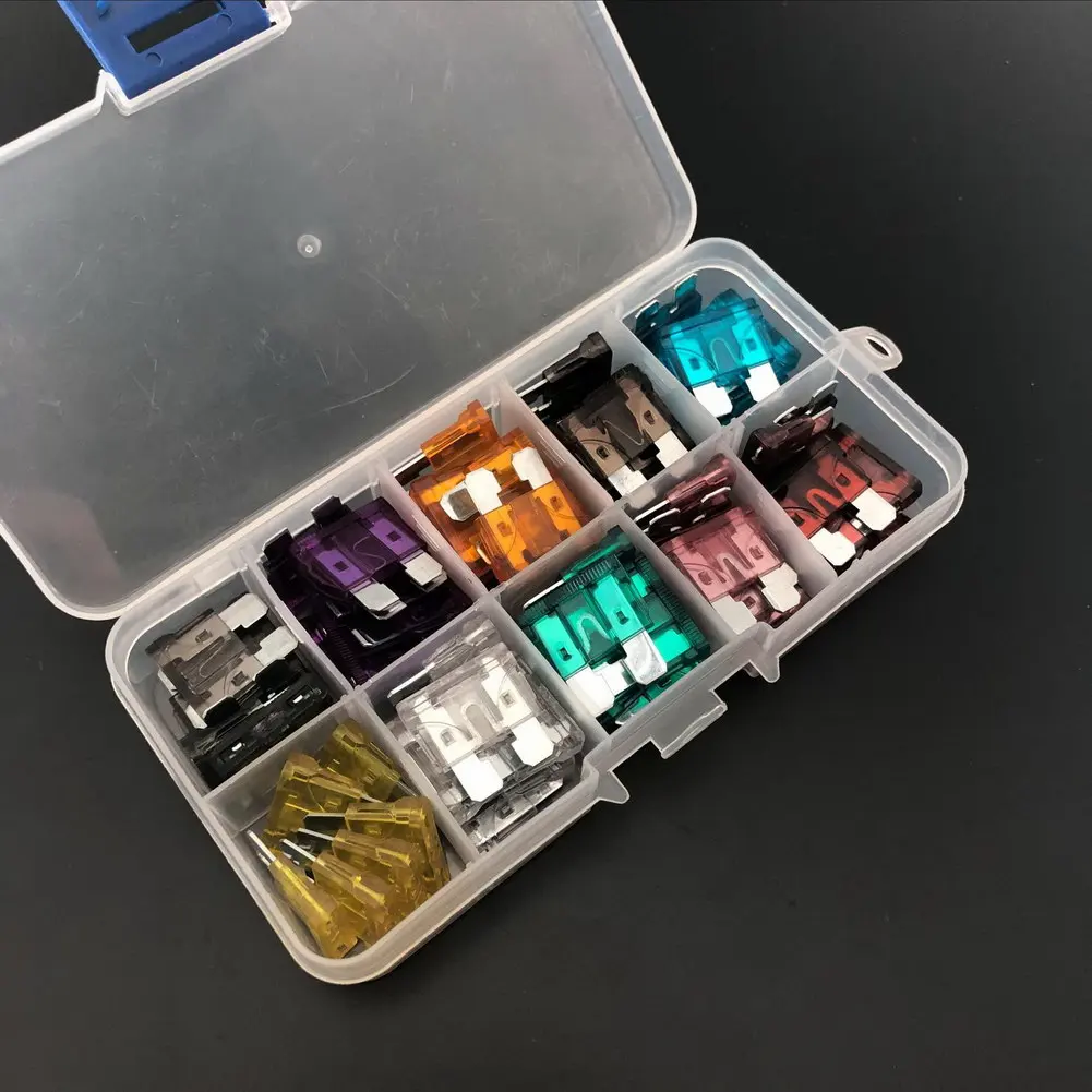 

50PCS Medium Car Fuse Zinc Foil Fuse Box for Automotive Electric Vehicles YAN88