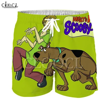 

CLOOCL Cartoon Anime Hound Scooby Doo Children's Fashion Short Pants 3D Print Cute Boy Casual Summer Harajuku Beach Shorts