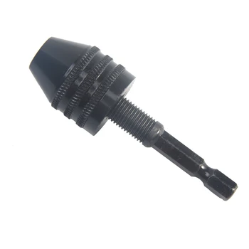 

Drill Chuck Accessories Driver Tool Hex Shank Adapter Keyless Impact Quick Change Screwdriver