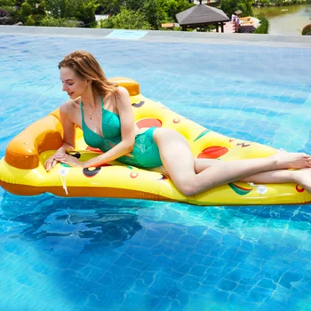

Inflatable Pi Sa water floating row inflatable PVC toy water inflatable bed large inflatable floating row