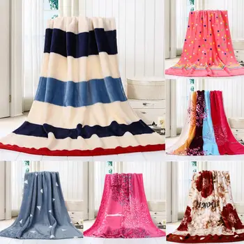 

25 1pc high quality Blanket 70*100cm Super Soft Warm Solid Warm Micro Plush Fleece Blanket Throw Rug Sofa Bedding