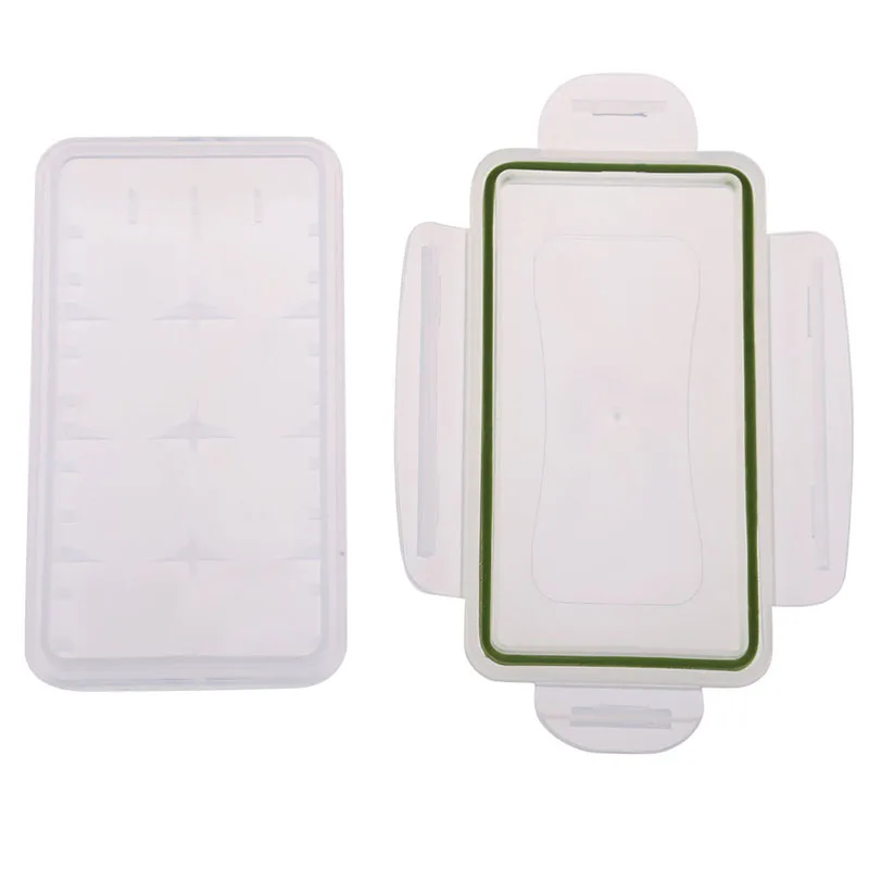 6 шт. водонепроницаемый пластиковый контейнер для батарей сумка чехол 18650 16340