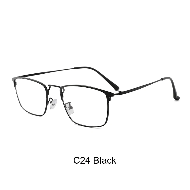 TANGOWO, мужские поляризованные солнцезащитные очки, для мужчин и женщин, с магнитным зажимом, оптические, стильные, винтажные очки, металлическая оправа, очки - Цвет линз: S94009C24