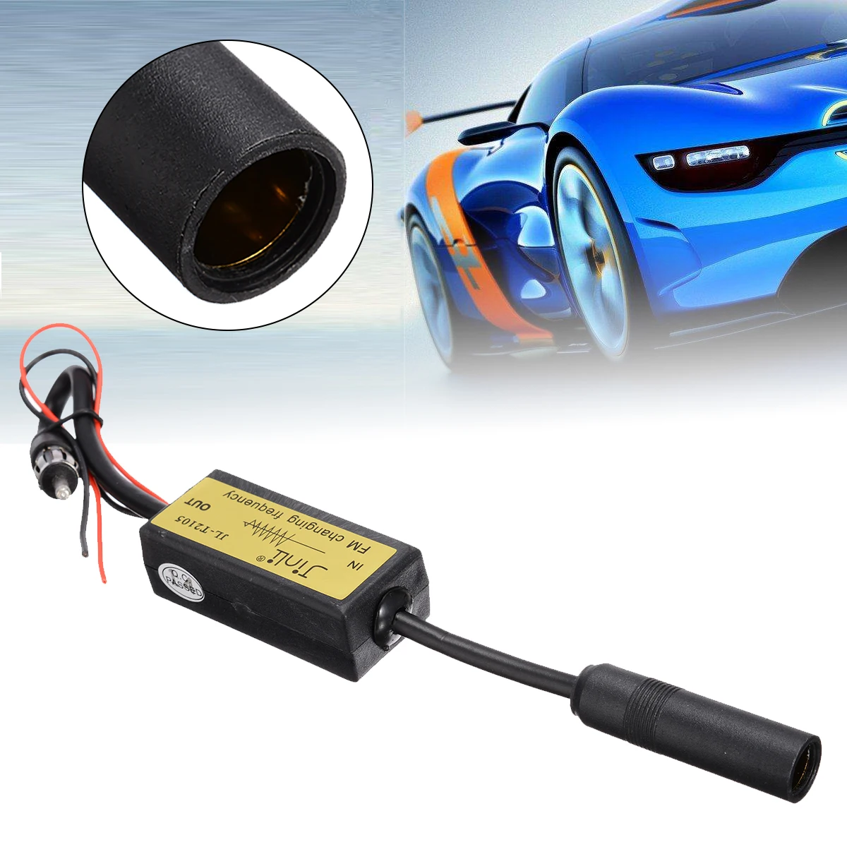For Japanese Car 1PC Car Radio FM Band Frequency Expander CD Player Audio Converter Signal Reduce FM88-108Mhz Treyues