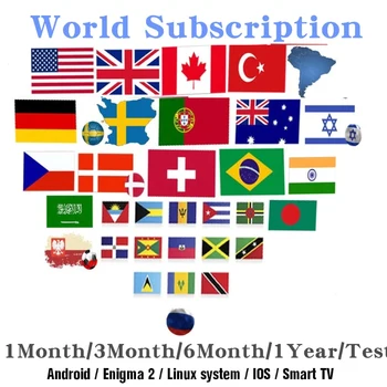 

X96 Popular World subscription Support test for Android Smart TV Box M3U Europe Poland UK USA Canada Italy Netherlands IPTV