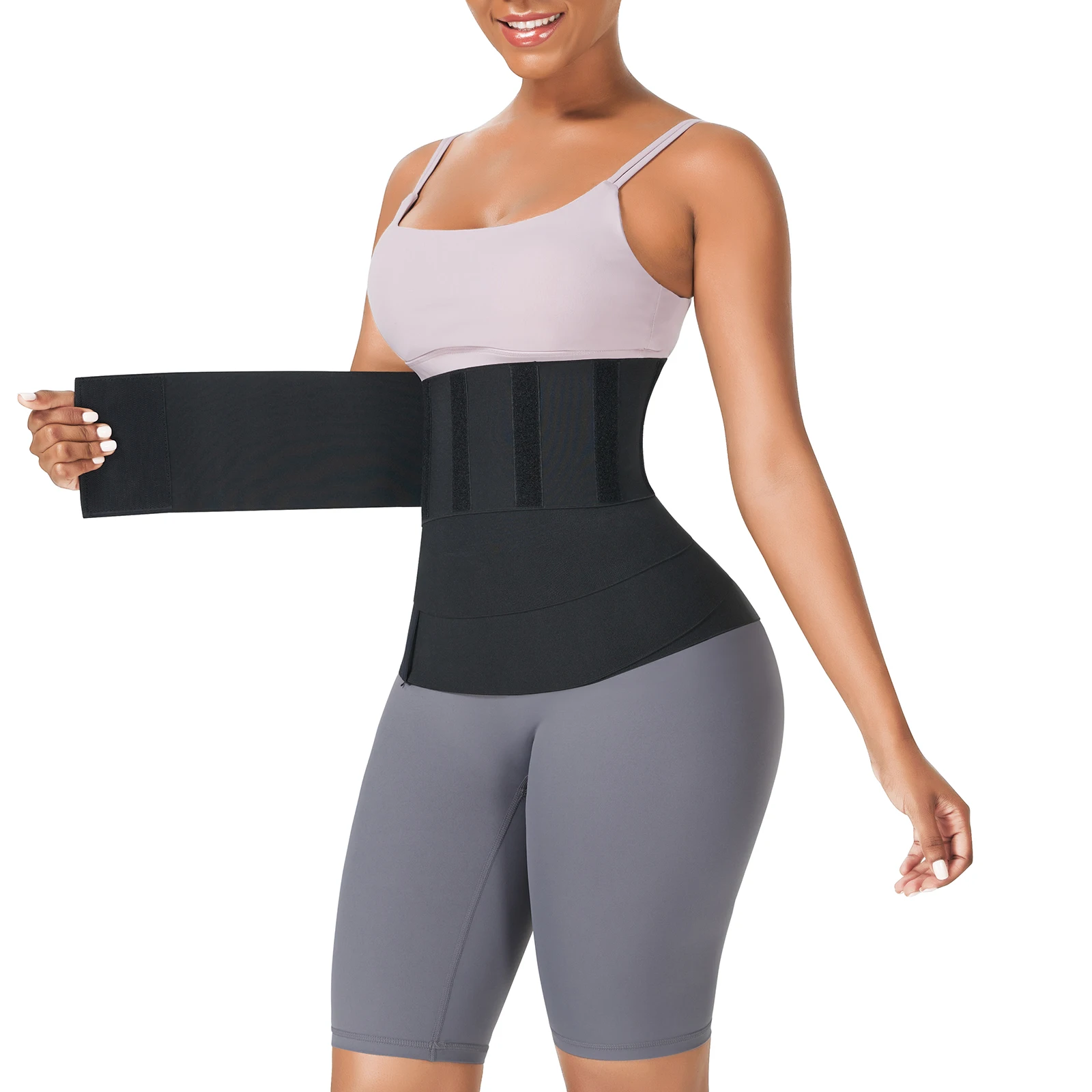 Snatch Me Up Bandage Wrap Waist Trainer Trimmer Belt Women Slimming Tummy Wrap Body Shaper Corset Top Stretch Bands Shapewear plus size shapewear