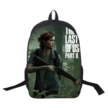 

16inch Backpack Men 2020 The Last of Us Part 2 Schoo Bags for Girls Kids Backpack Boys Mochila The Last of Us Bag Laptop Bagpack