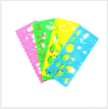 

Drawing Toy Baby Toys for Children Painting Template Kids Toy Stationery Gift Spirograph Drawing Board 4pcs/Set Of Painting Feet