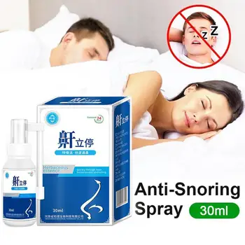 

30ml Anti Snoring Spray Stop Sleep Aid Lasting Anti-snore Solution Adult Products Stopper Unisex Care Health Hot Relief Sno R6S3