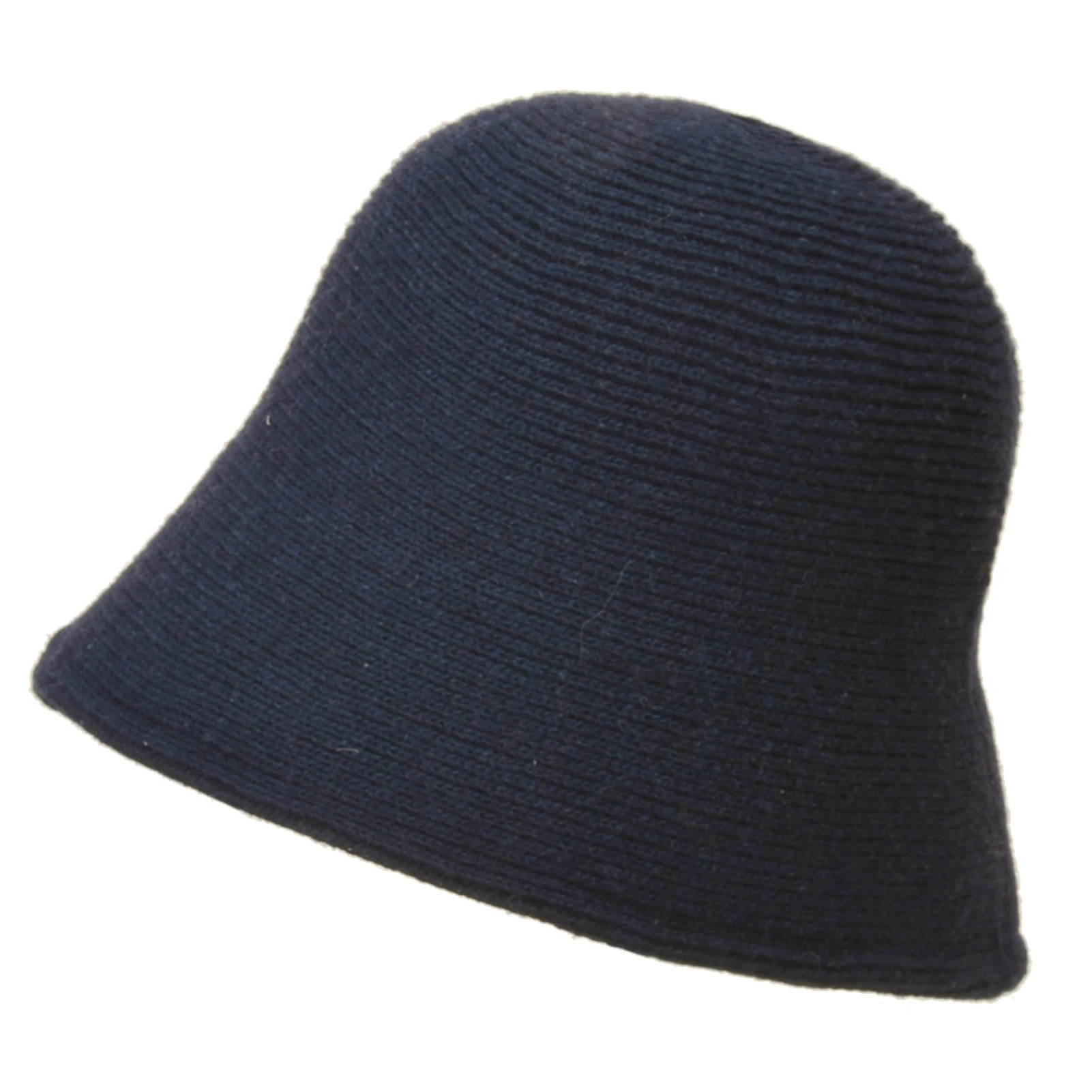 white bucket hat Women Solid Color Wool Bucket Hat Drawstring Fisherman Vintage Knitted Basin Cap female bucket hat