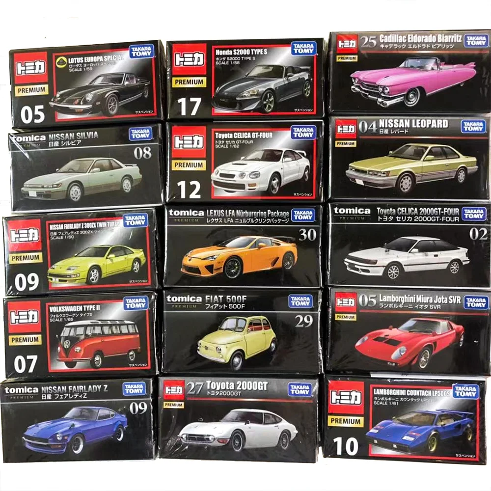 Takara TOMY Tomica модель автомобиля из сплава PREMIUM Black Box Коллекция серии TP Ferrari Toyota Nissan Fiat