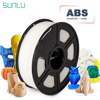 

SUNLU ABS 3D Filament 1.75 MM 1kg Plastic ABS 3D Printer Filaments Overseas Fast Shipping 3D Printing Materials