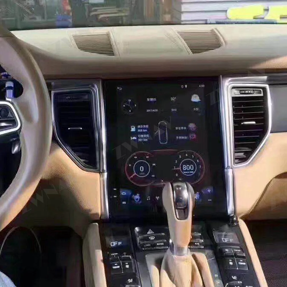 Excellent Android Tesla style Car GPS Navigation For Porsche Macan 2011-2016 Auto Stereo Radio tape recorder head unit multimedia player 5