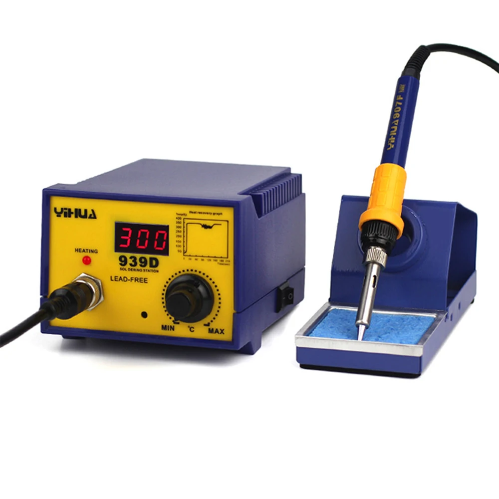 

YIHUA 939D soldering station Electric iron+ceramic heating element repair