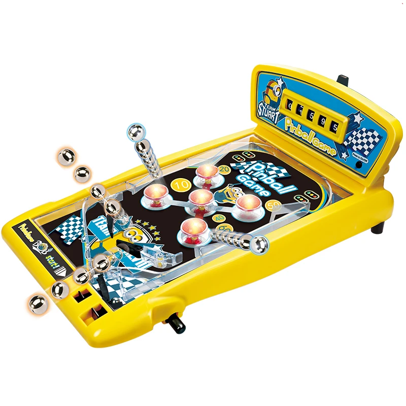 Новейшие Миньоны Настольный Баскетбол Футбол Хоккей Футбол Pachinko взаимодействие Битва Игра слаженный поезд детские игрушки