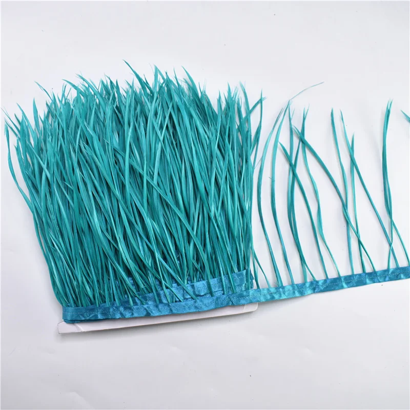 1Meters Pruning Goose Feathers Trims Ribbon Fringe feather trim 6-8