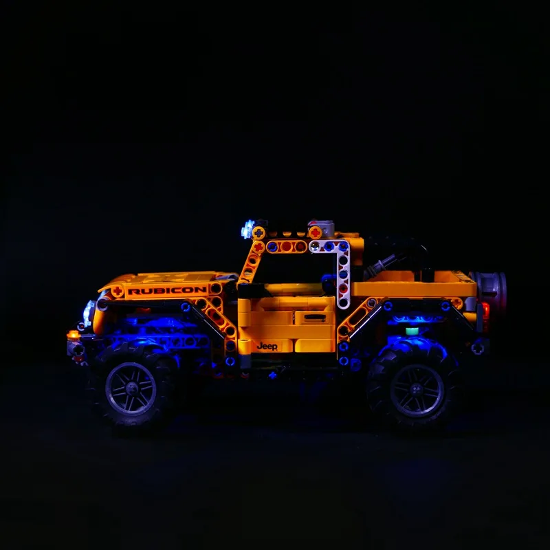 Only led lights kits for 42122 Jeep Wrangler (NOT Include The Model)