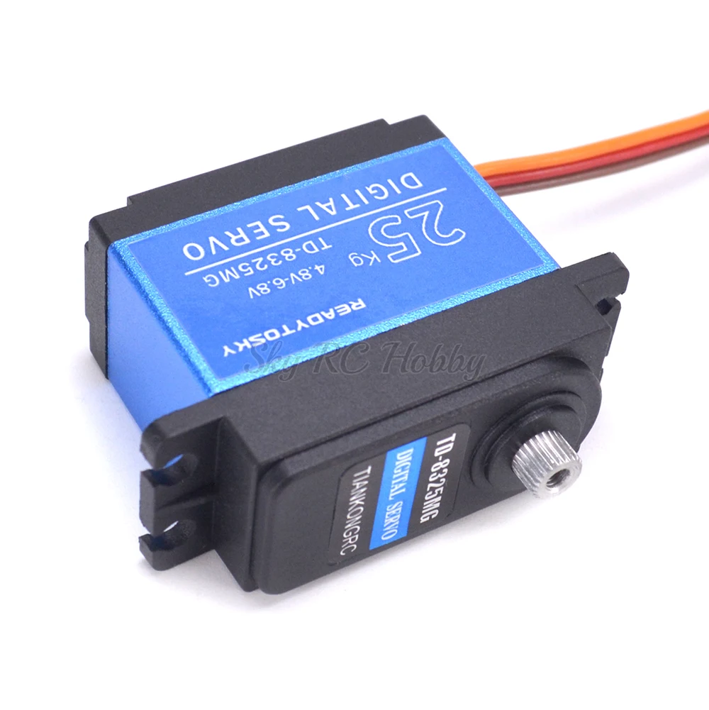 SUNFOUNDER 25KG Servo Motor High Torque Servo Control Angle 180° for RC Robot Cars Crawler Robot DS-S020 Metal Gear Digital Servo Metal Case