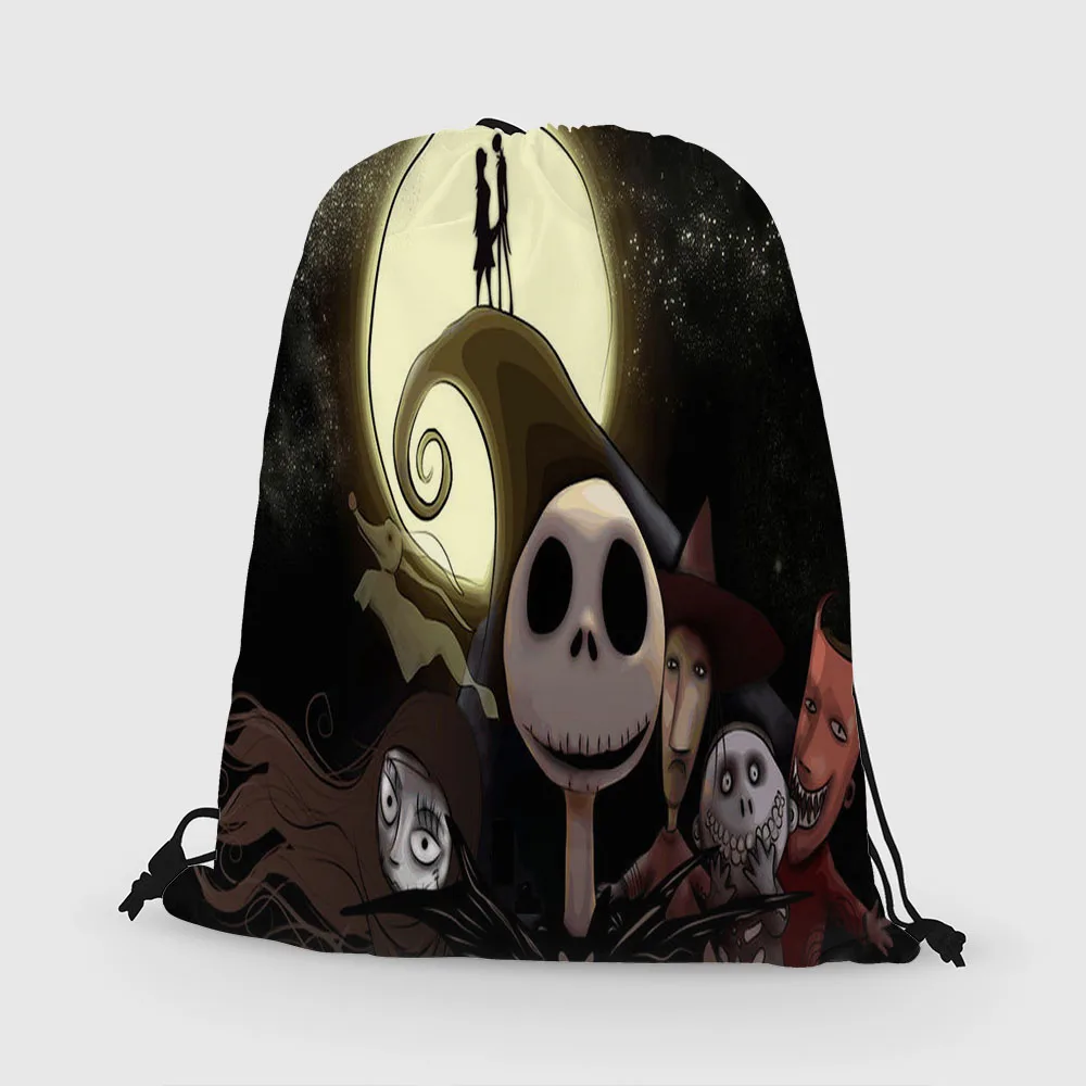 Custom nightness Before Drawstring Bag детский рюкзак повседневный Подростковая сумка для
