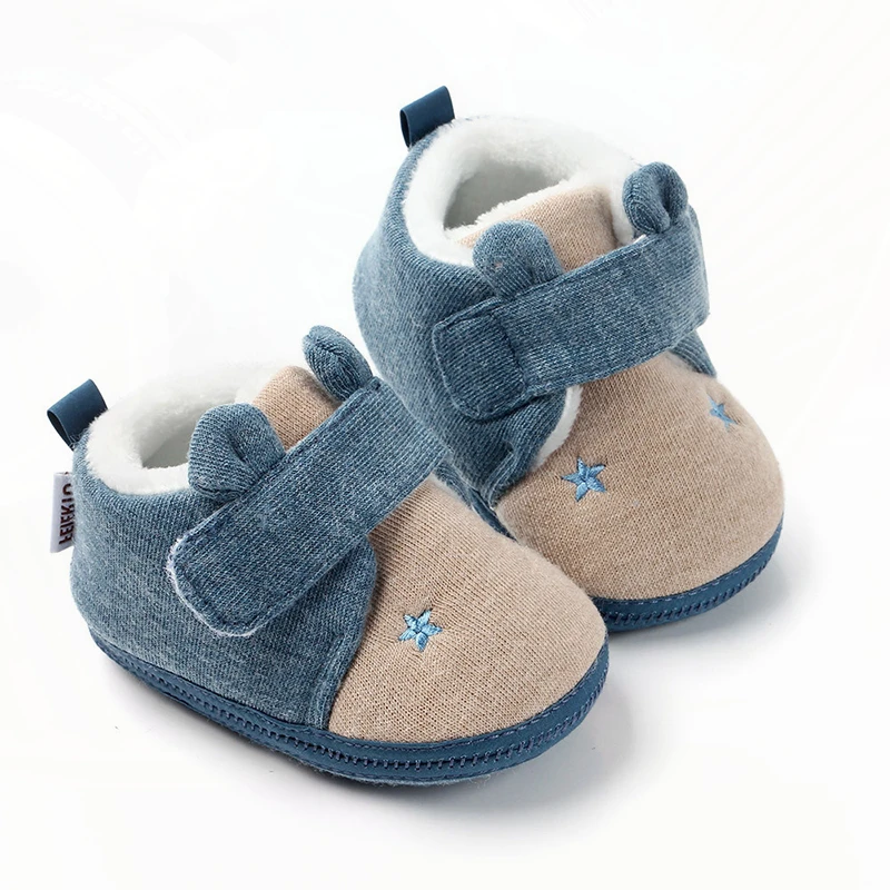 Cartoon Bear First Walkers Infant Toddler Shoe Newborn Baby Boy Girl Shoes Soft Soled Non-slip Baby Shoes Baby Booties