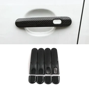 

Car Accessories ABS Carbon Gate Door Handle Trim Frame Sticker Cover Decoration Molding for VW Volkswagen Tiguan MK1 2007-2016