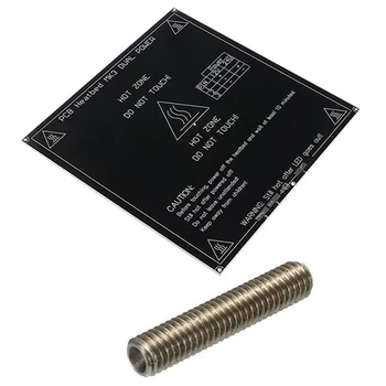 

1Pcs M6X30 1.75Mm Thread Nozzle Throat with Teflon & 1Pcs 3D Printer m Mk3 Aluminum Board Pcb Heatbed Heat Bed