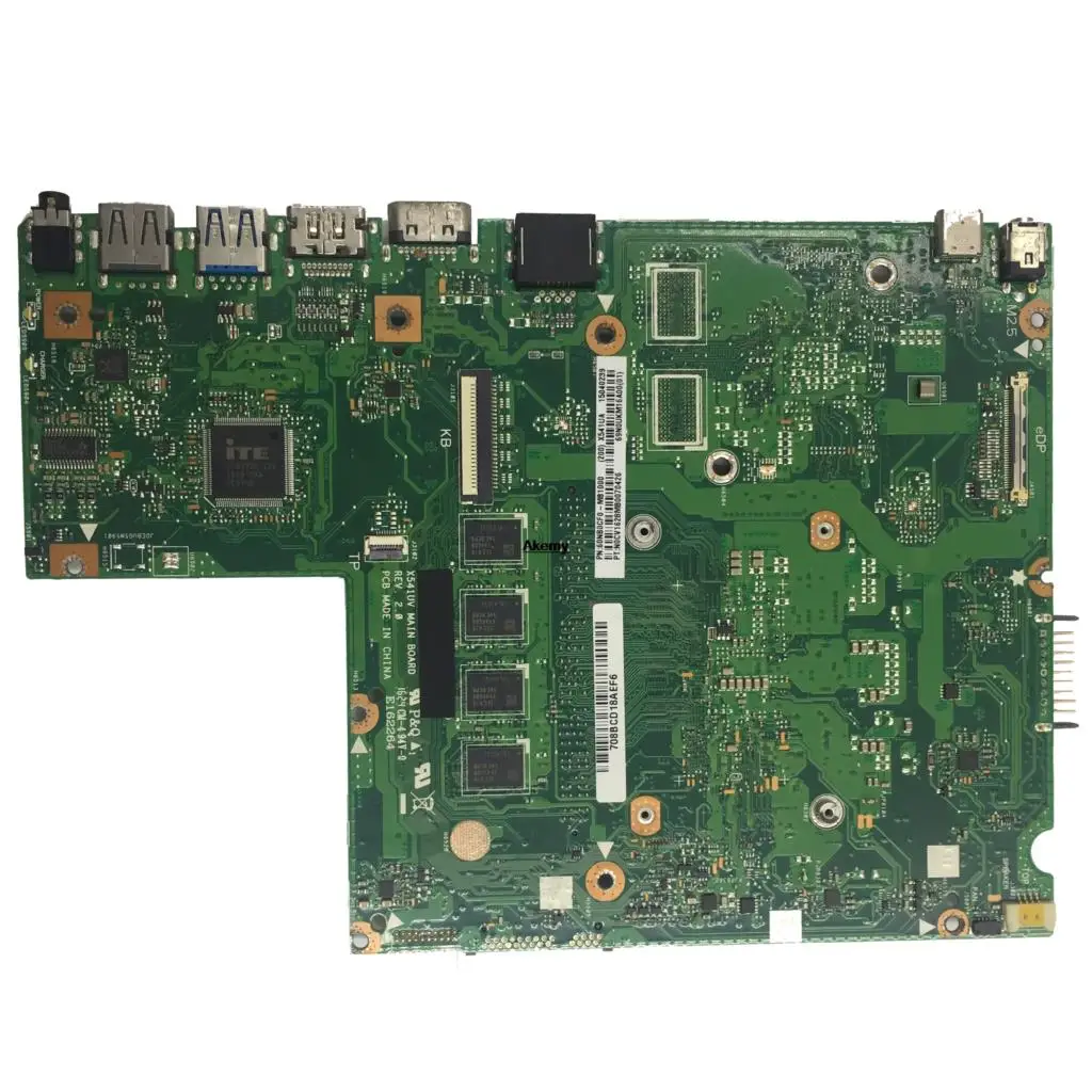 Laptop motherboard for ASUS X541U X541UVK X541UAK X541UA X541UV X541UJ mainboard Test OK w/ I5-6200