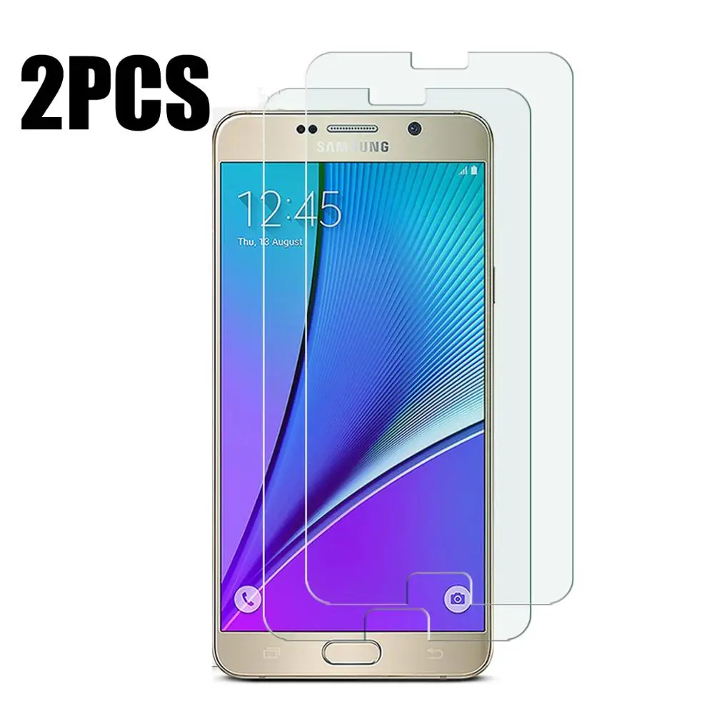 Защитное стекло для Samsung Galaxy Note 5 N920A N9200 SM-N920 N920C 2 шт. | Мобильные телефоны и