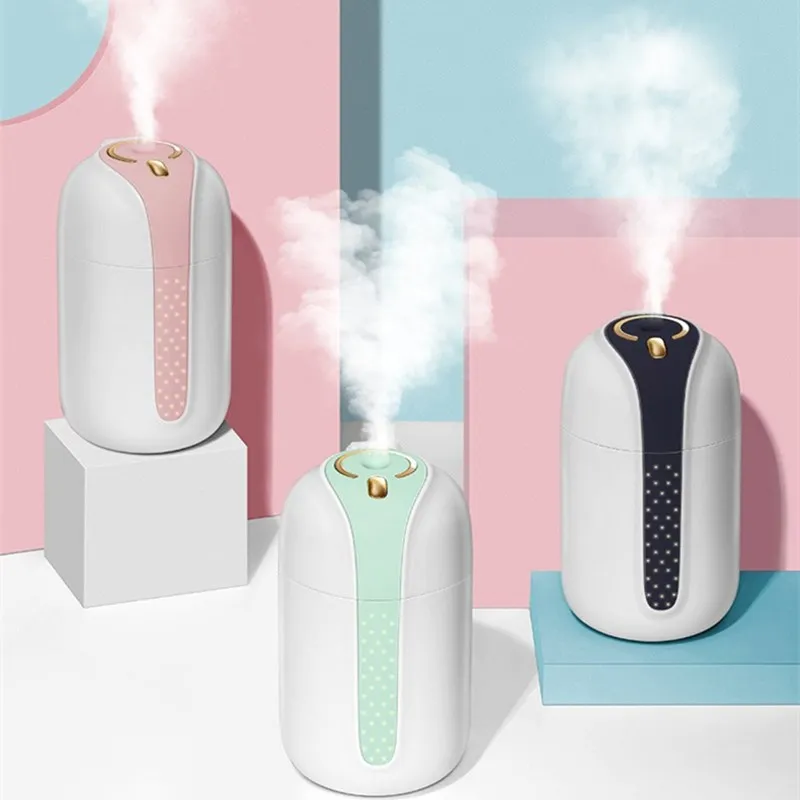

330ml Portable Ultrasonic Air Humidifier Electric Humidifier Aroma Essential Oil Diffuser for Home Car USB Fogger Mist Maker