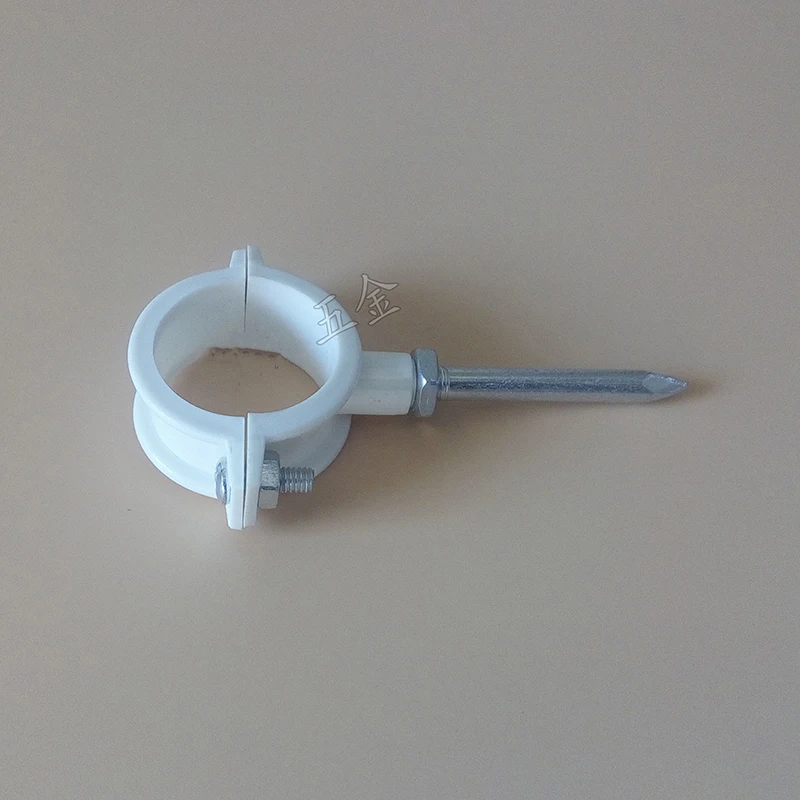 

10 pcs PVC pipe clamp pipe clamp 20 25 32 40mm national standard thickened fixed PVC PPR pipe wall clamp clamp hoop