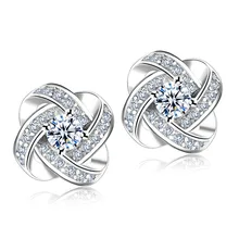 Женские серьги-гвоздики в виде цветка, новинка, винтажный античный серебряный, покрытый, гравированный, массивные серьги-гвоздики, ювелирное изделие в стиле панк